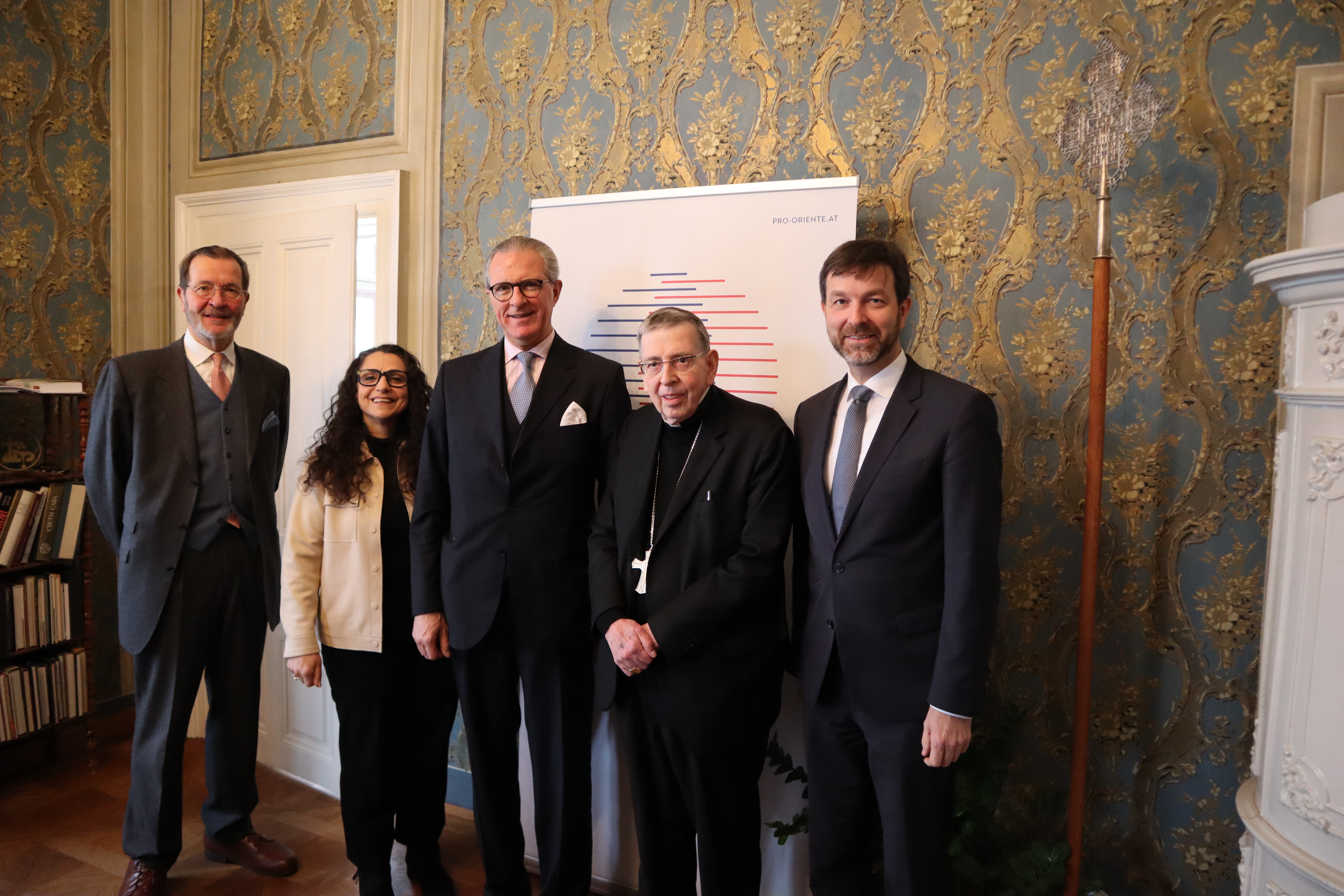 2025 Foto PRO ORIENTE Team mit Kardinal Koch c PRO ORIENTE