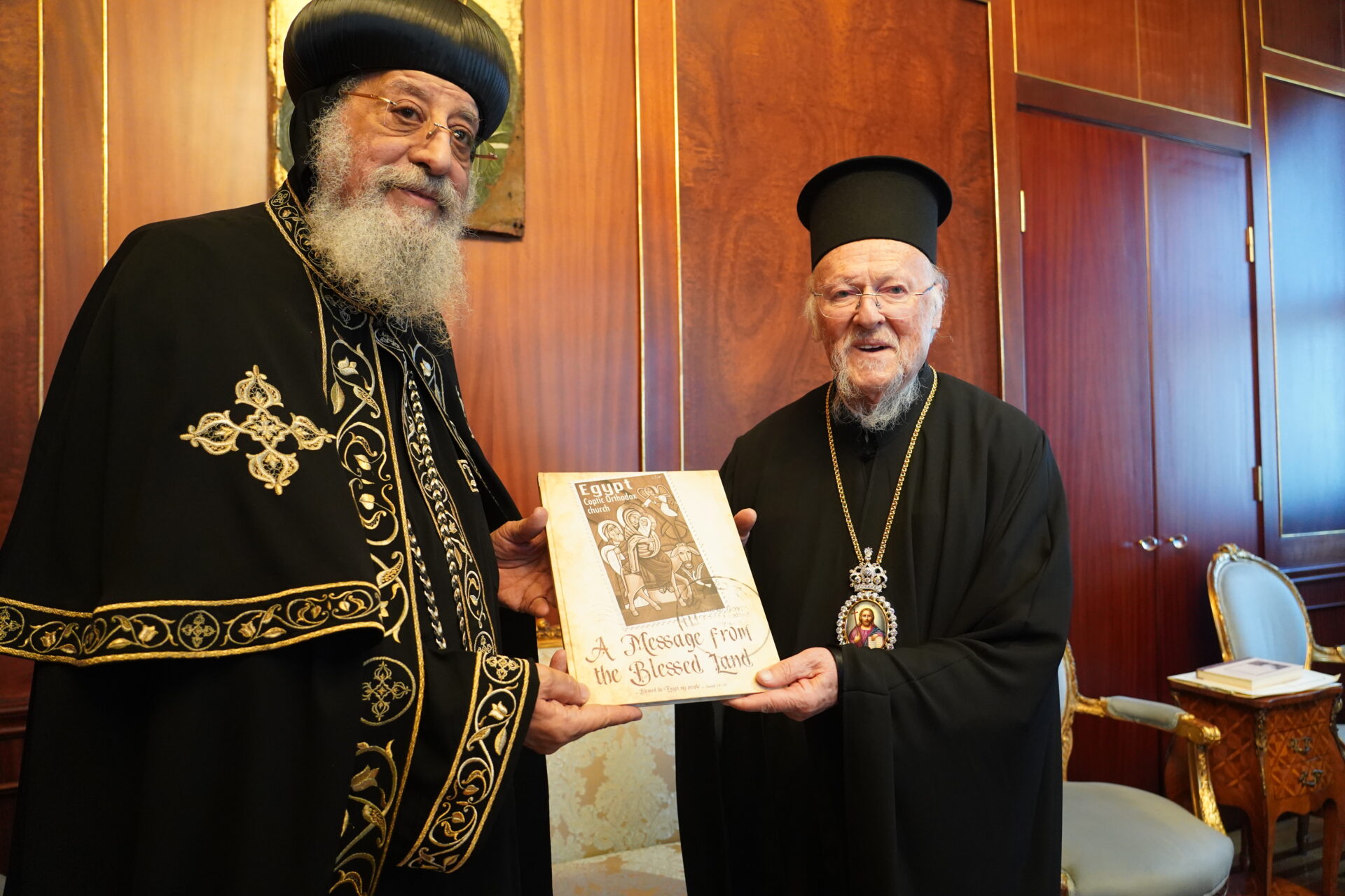 Tawadros II and bartholomew phanar 4