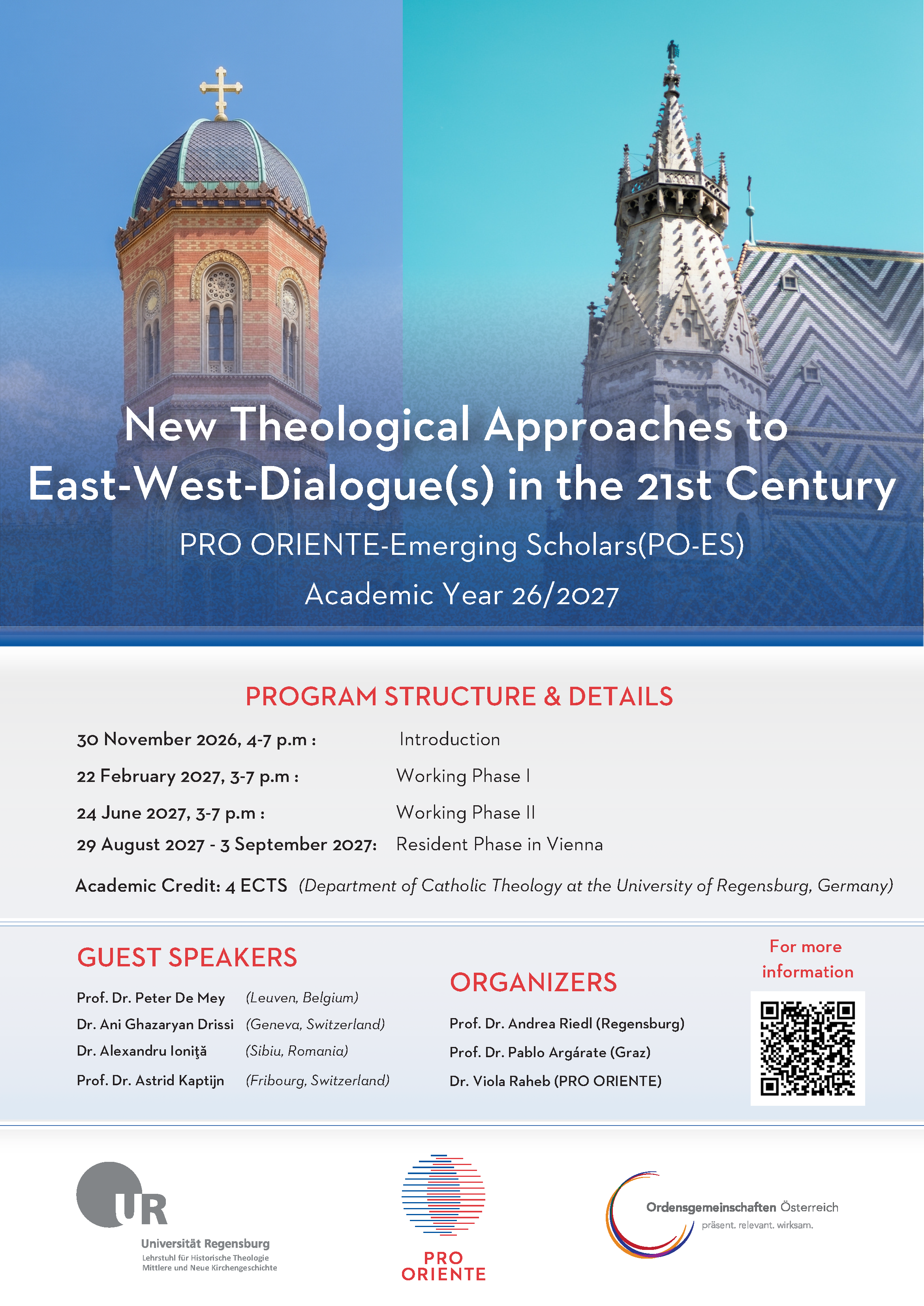 Poster New Theological Approaches to East West Dialogues in the 21st Century